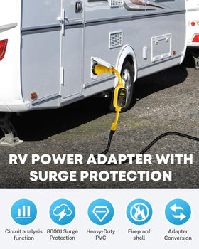 Kohree adapter held in hand showing compact size for portability