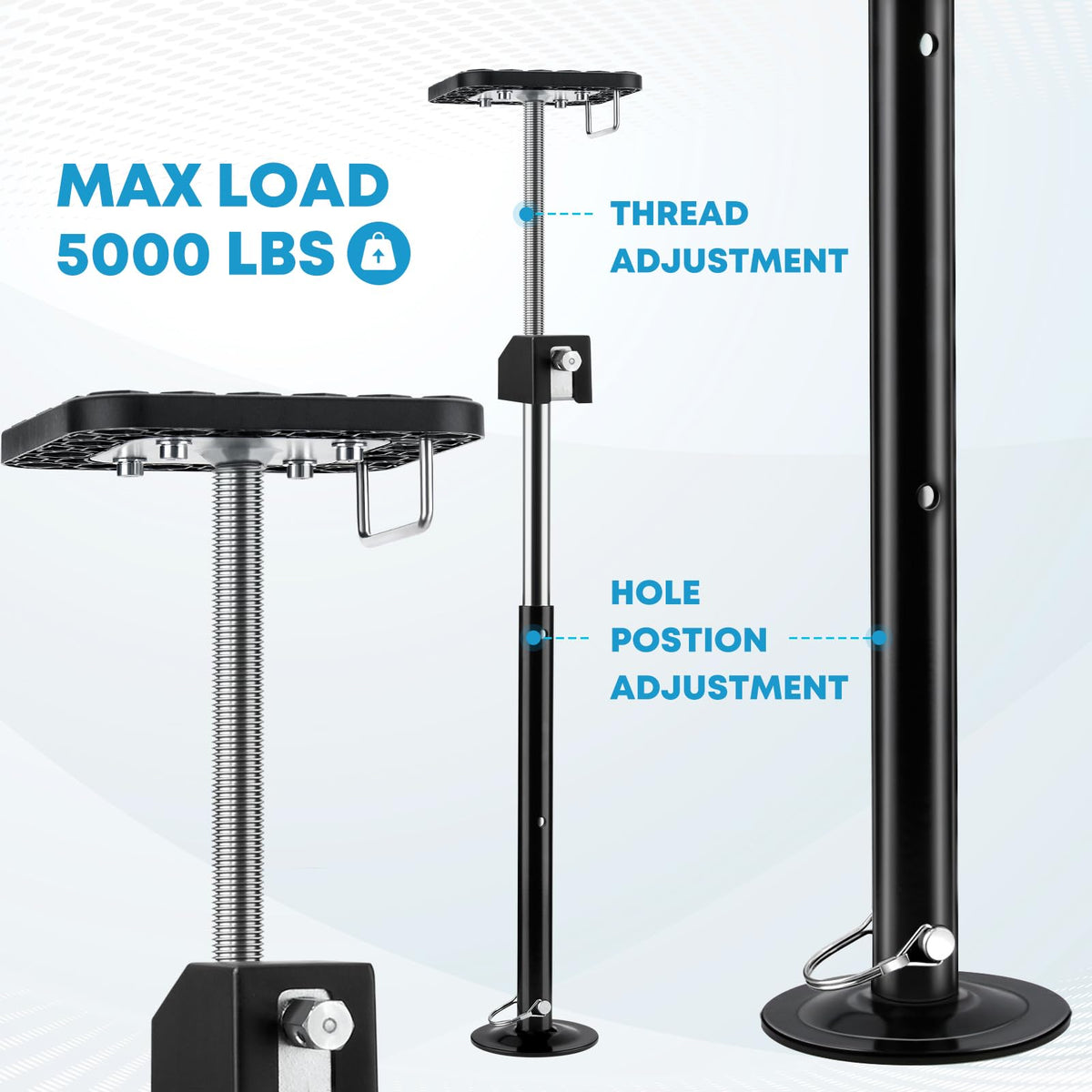 Kohree heavy-duty steel finish close-up showing corrosion-resistant durability