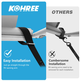 Kohree heavy-duty strap and hook detail demonstrating durable connection