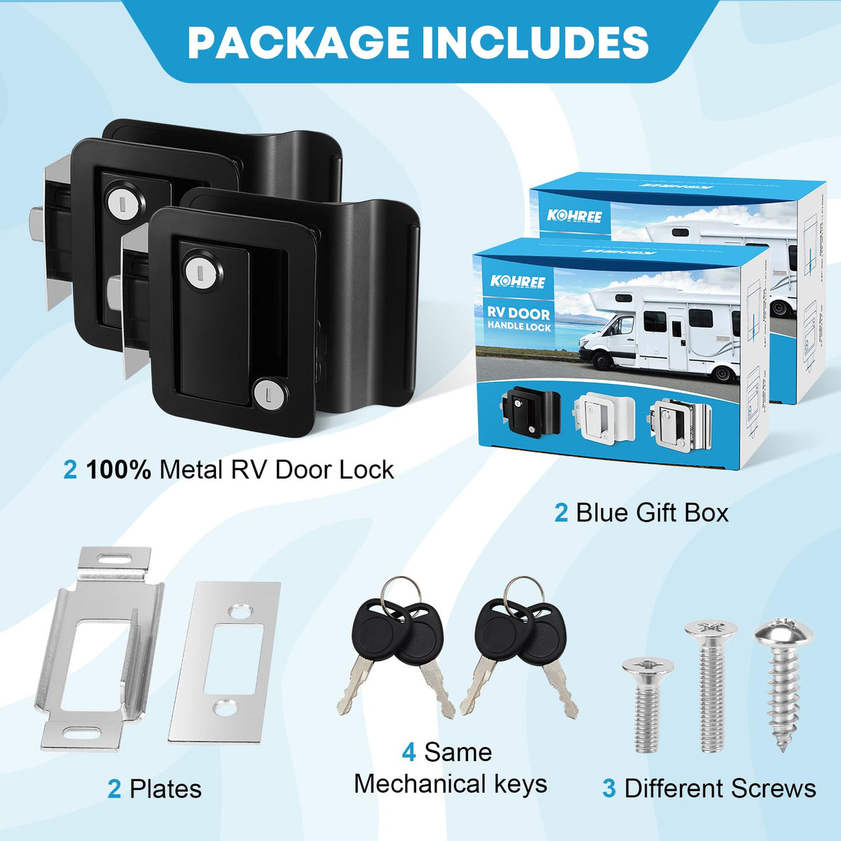 Kohree strike plate and latch assembly ensuring firm door engagement
