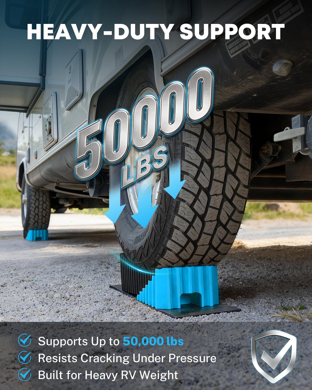 Kohree close-up of textured top improving tire grip and safety