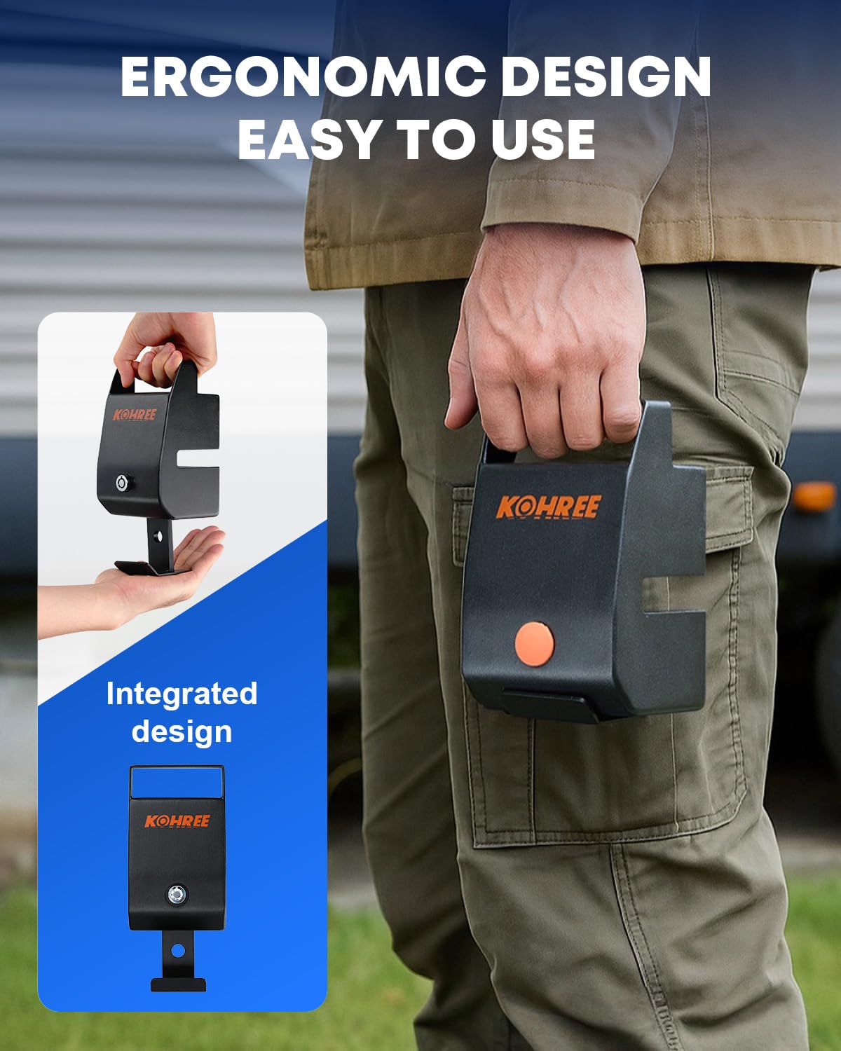 Kohree lock beside four keys showing included spares and multi-user convenience benefit