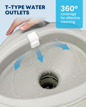 Kohree removed waste cassette demonstrating easy emptying and cleaning