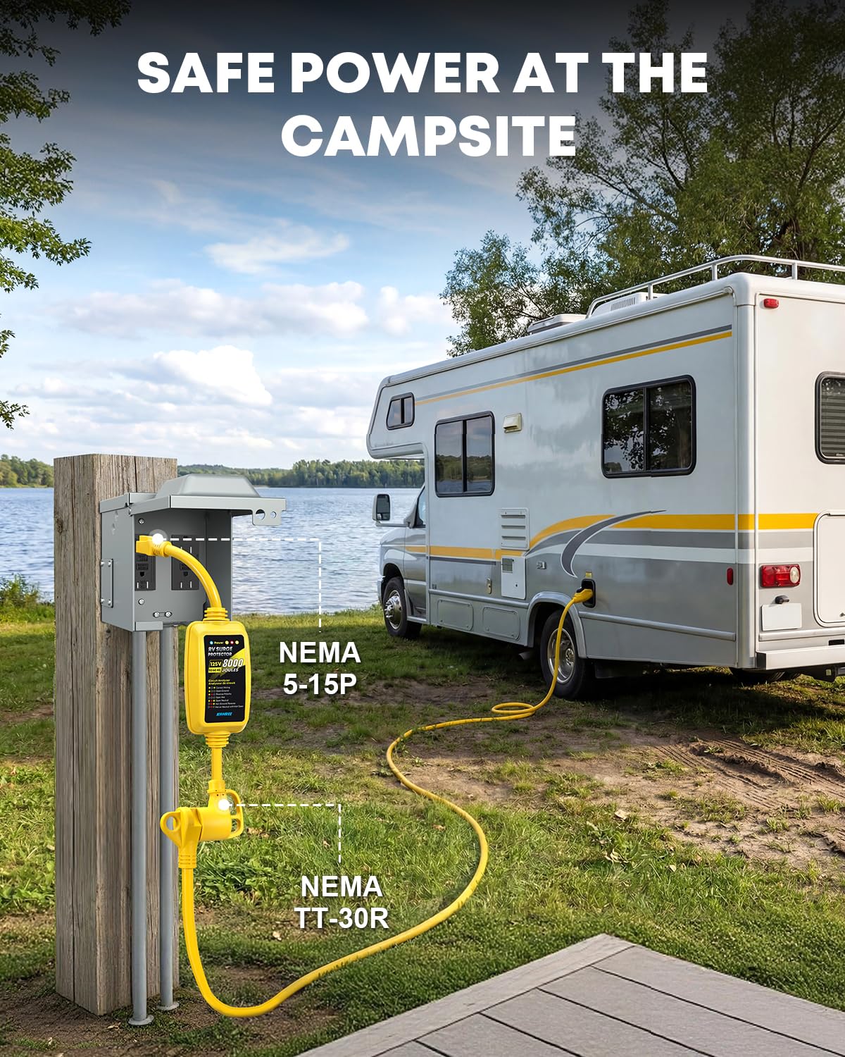 Kohree weather-resistant PVC housing built to withstand outdoor use
