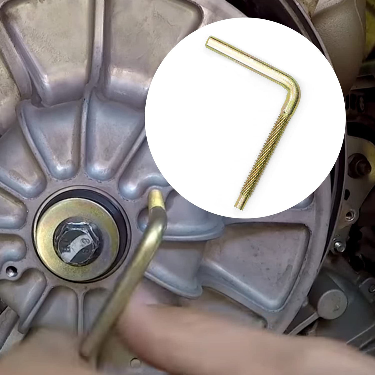 KOHUIPU clutch cover removal tool detail showing compact profile for tight spaces