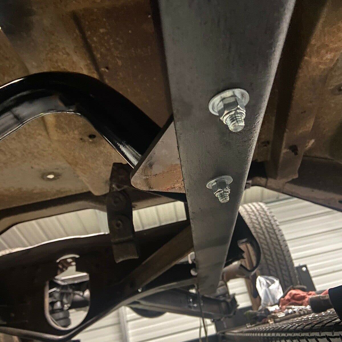 Kojem diagram labeling features to show mounting points and angle control benefit