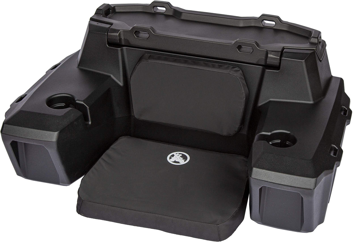 Kolpin ATV Trunk & Lounger front profile showing secure storage and sleek fit