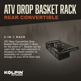 Kolpin expanded mesh close-up showing welded mesh strength and drainage benefit