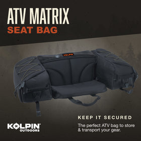Kolpin Matrix Seat Bag Rhino Armour close-up demonstrating reinforced durability benefit