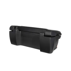 Kolpin rear trail box close-up of roto-molded texture and double-wall lid for durability