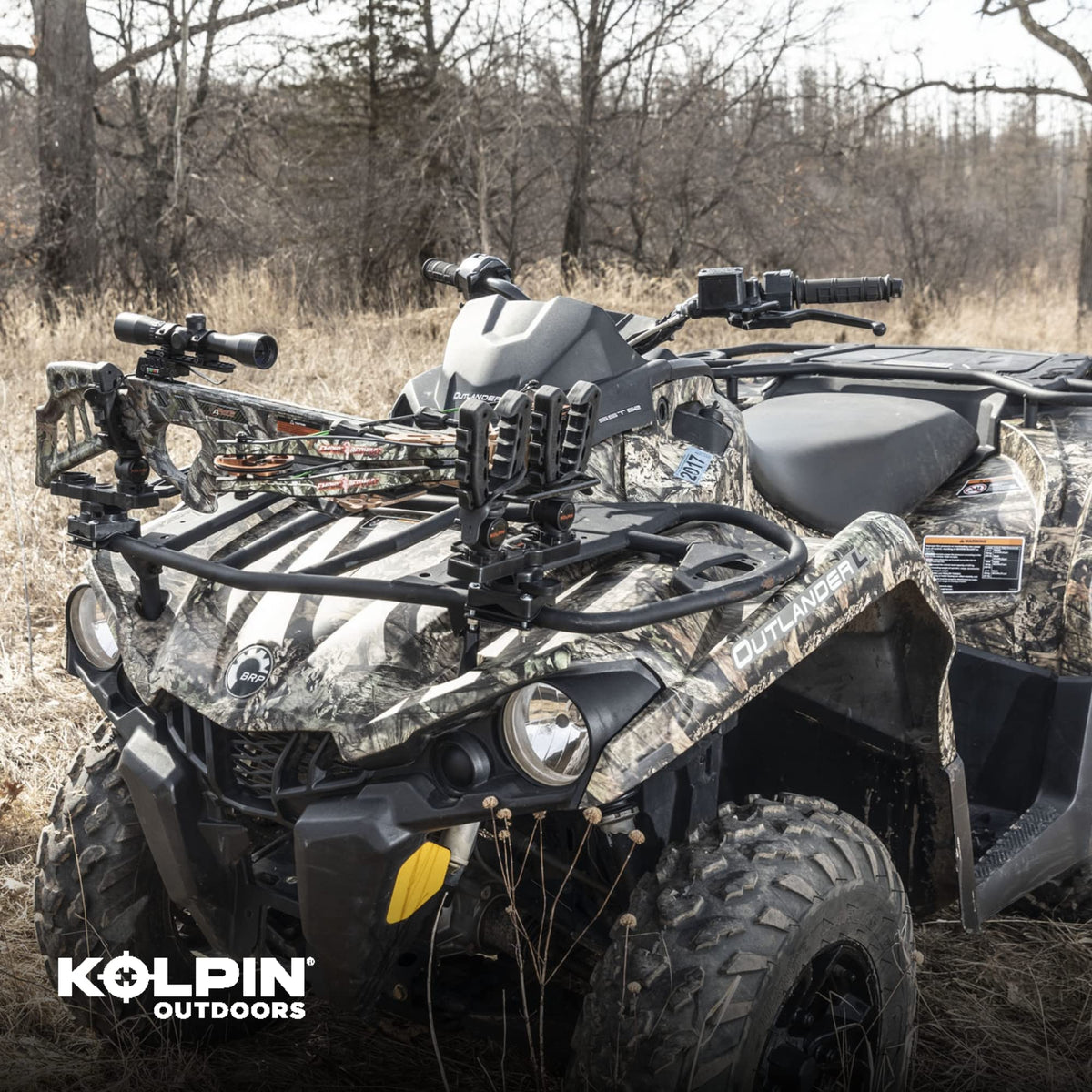 Kolpin Rhino XL in a truck bed lifestyle shot offering secure gear transport