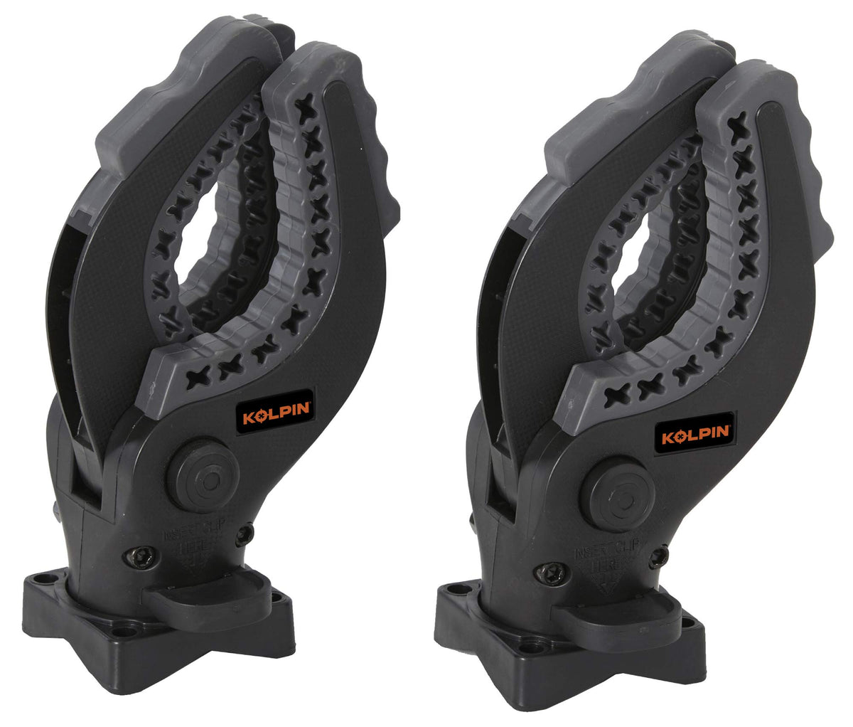 Kolpin rubber grip close-up displaying cross-pattern texture for improved cushioning