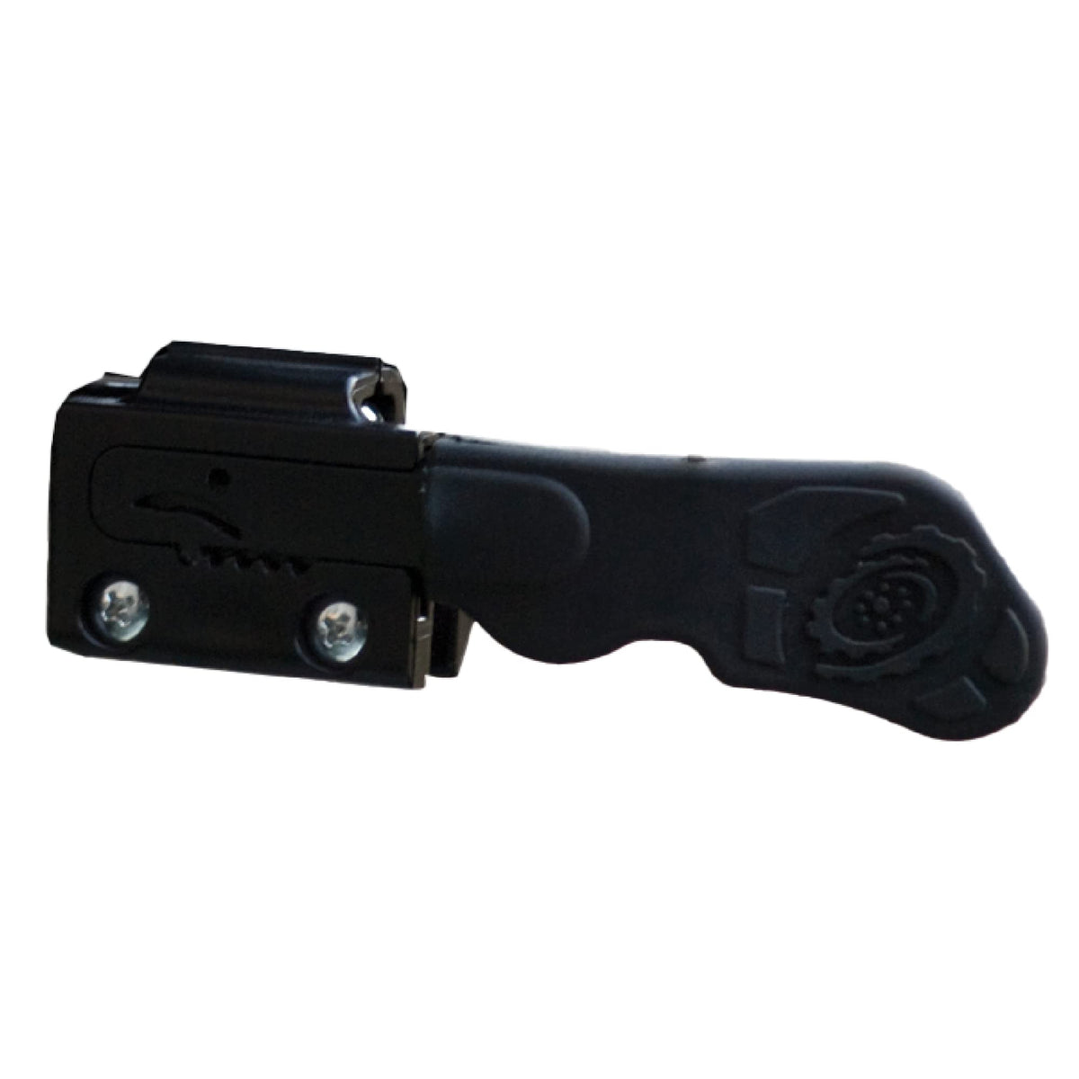 Kolpin throttle master front view showing mounting and improved control