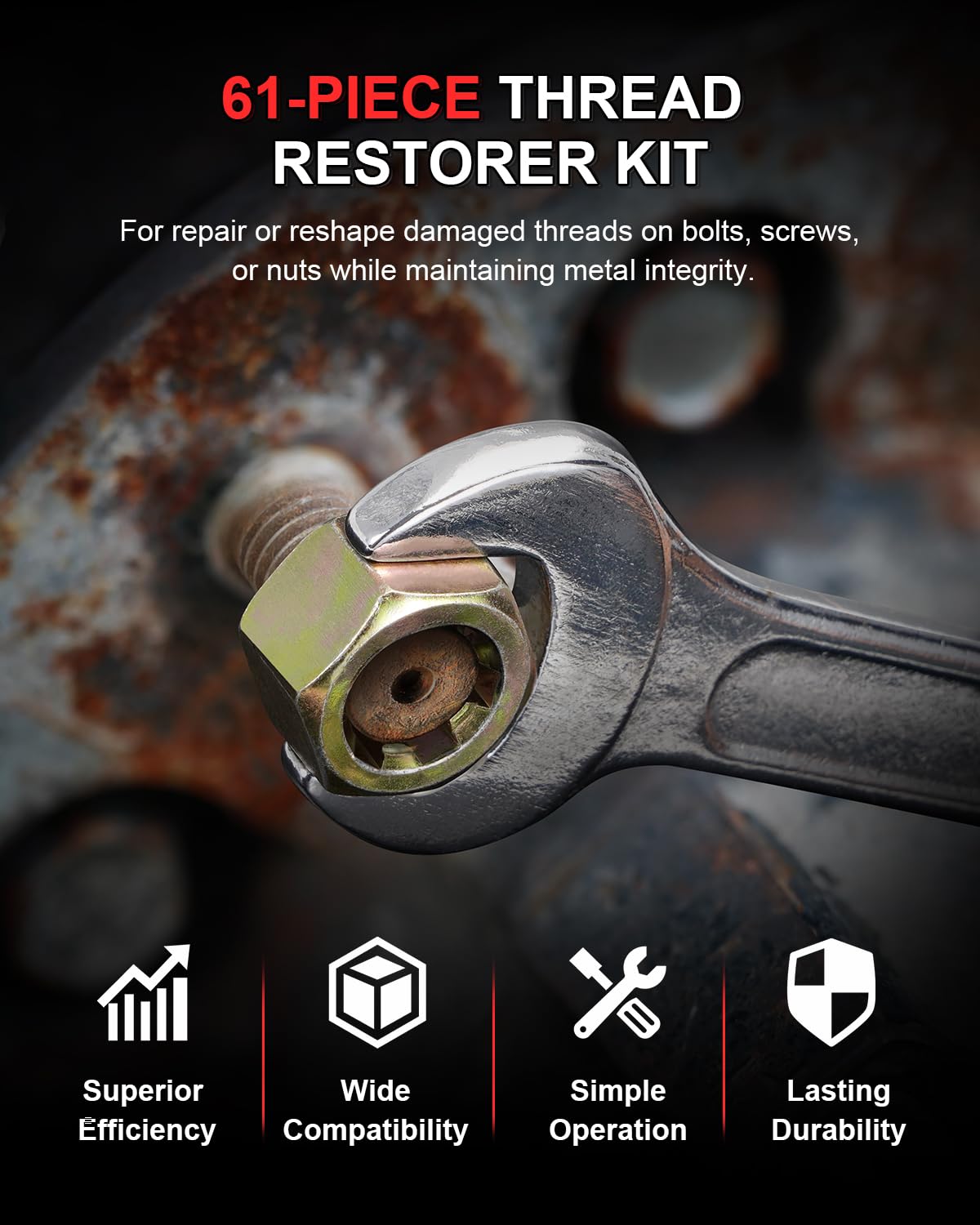 Kolvoii kit on a workbench with tools for a professional repair-ready presentation
