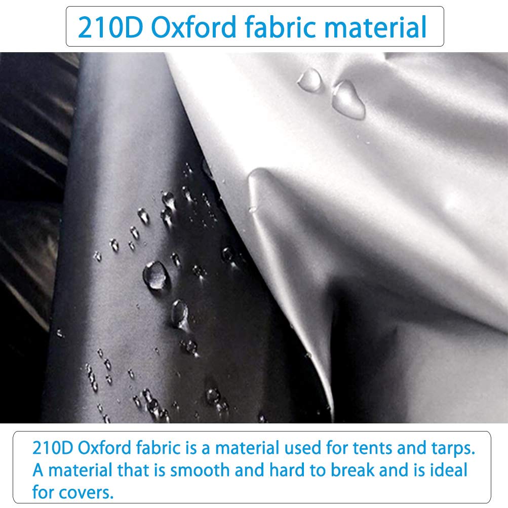 Konnfeir 210D Oxford fabric close-up showing water resistance benefit