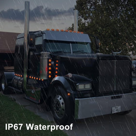 Konrali installed on trailer bumper improves side visibility