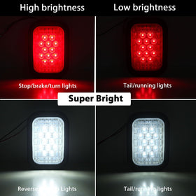 Konrali nighttime illumination showing bright brake and reverse visibility