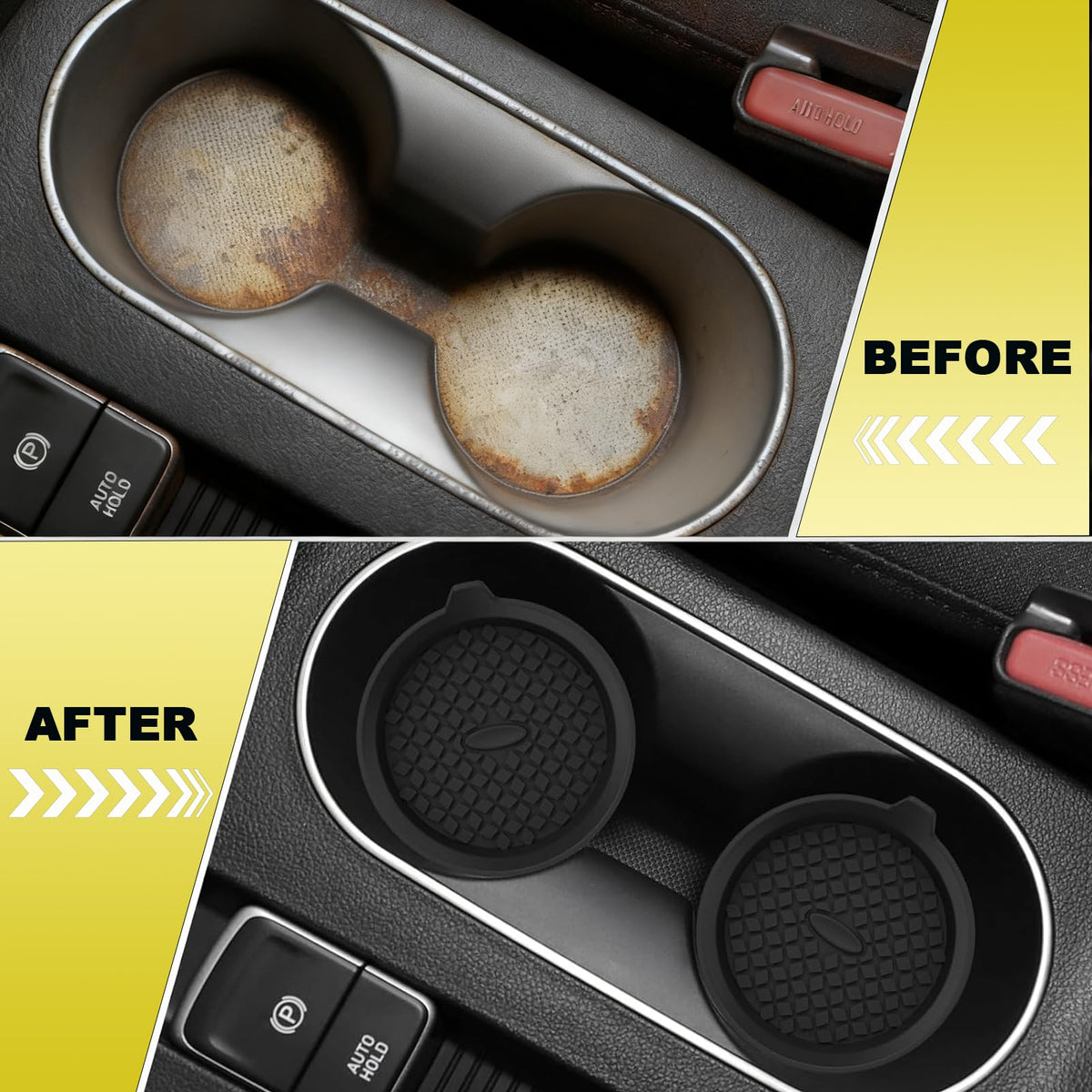 KOOGEN center console tray with keys and phone showing tidy storage