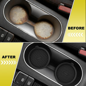 KOOGEN center console tray with keys and phone showing tidy storage