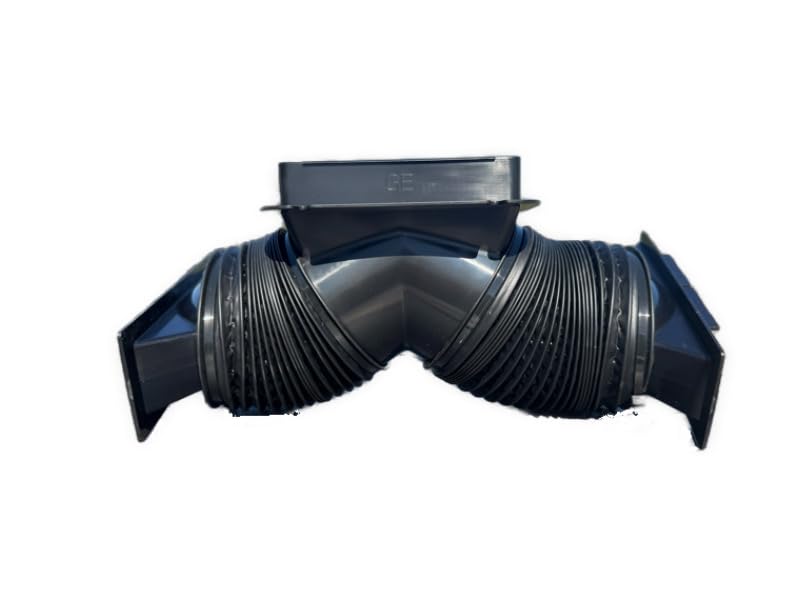 KoolRV Solutions front view of adapter showing fit with GE standard unit and improved airflow