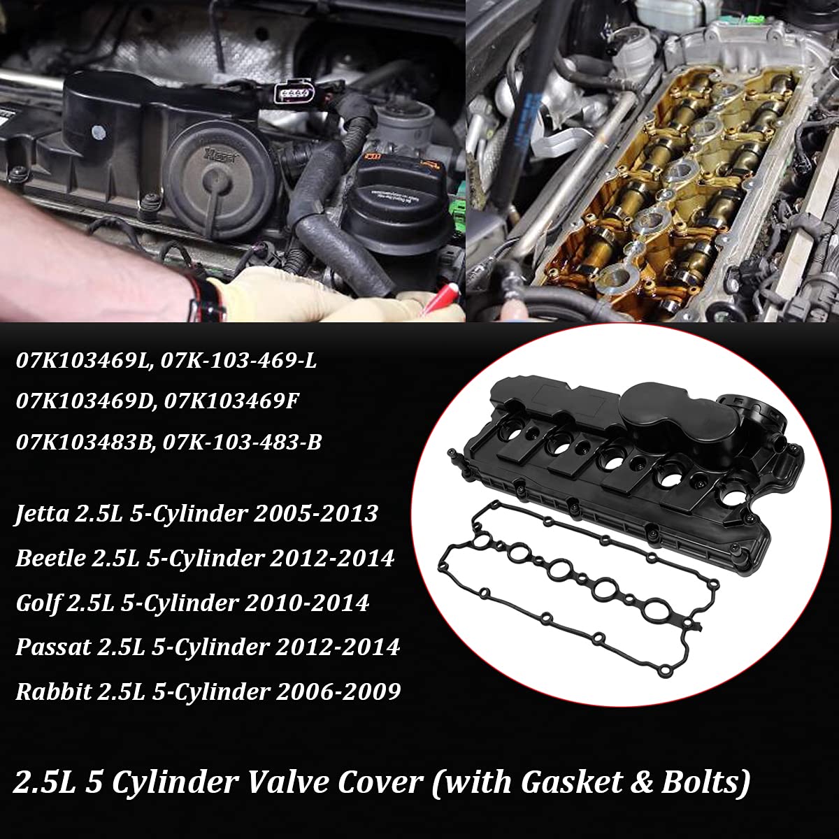 Koomaha gasket and bolts set showing complete installation convenience