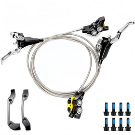 KOONDHEEND full brake kit front and rear shown, clear upgrade benefit