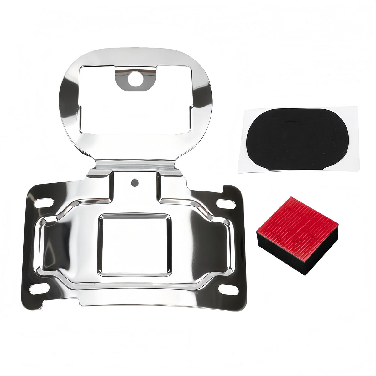 KOONDHEEND front view of relocation bracket showing clean fit and improved rear styling