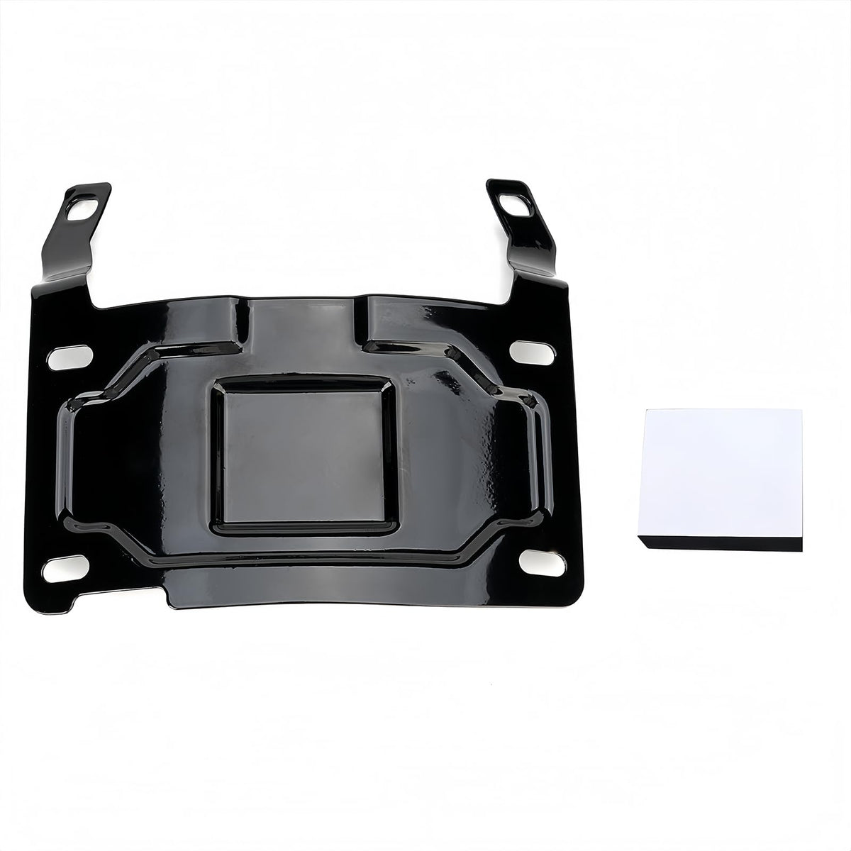 KOONDHEEND front-mounted on Harley showing tidy rear profile benefit