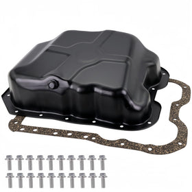 KOONDHEEND front view oil pan showing fitment and clean finish for easy replacement