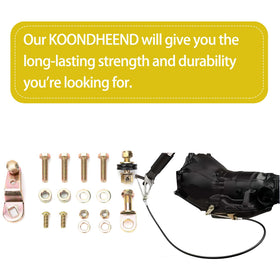 KOONDHEEND packaged kit with manual showing included parts and install guidance benefit