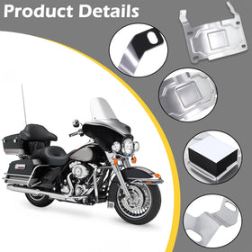 KOONDHEEND side profile on Road King showing lowered plate and improved styling