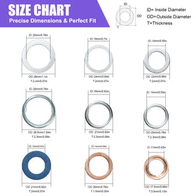 KOOPATZ aluminum washer close-up highlighting durable texture and reliable sealing