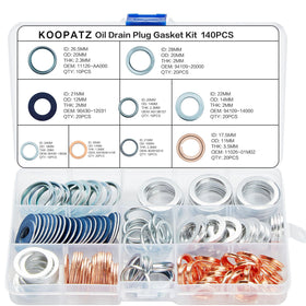 KOOPATZ washers beside ruler showing size scale for confident parts matching