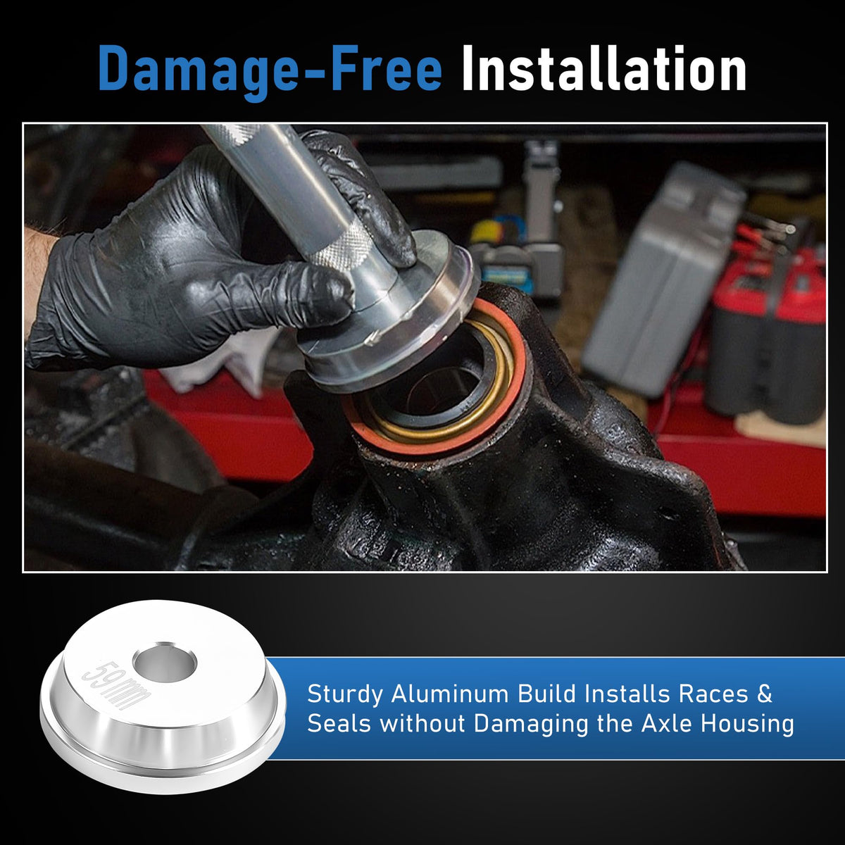 KOOPOOL aluminum alloy collar detail showing corrosion-resistant durable finish