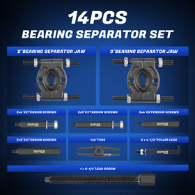 KOOPOOL close-up of separator jaws highlighting forged steel strength and fit