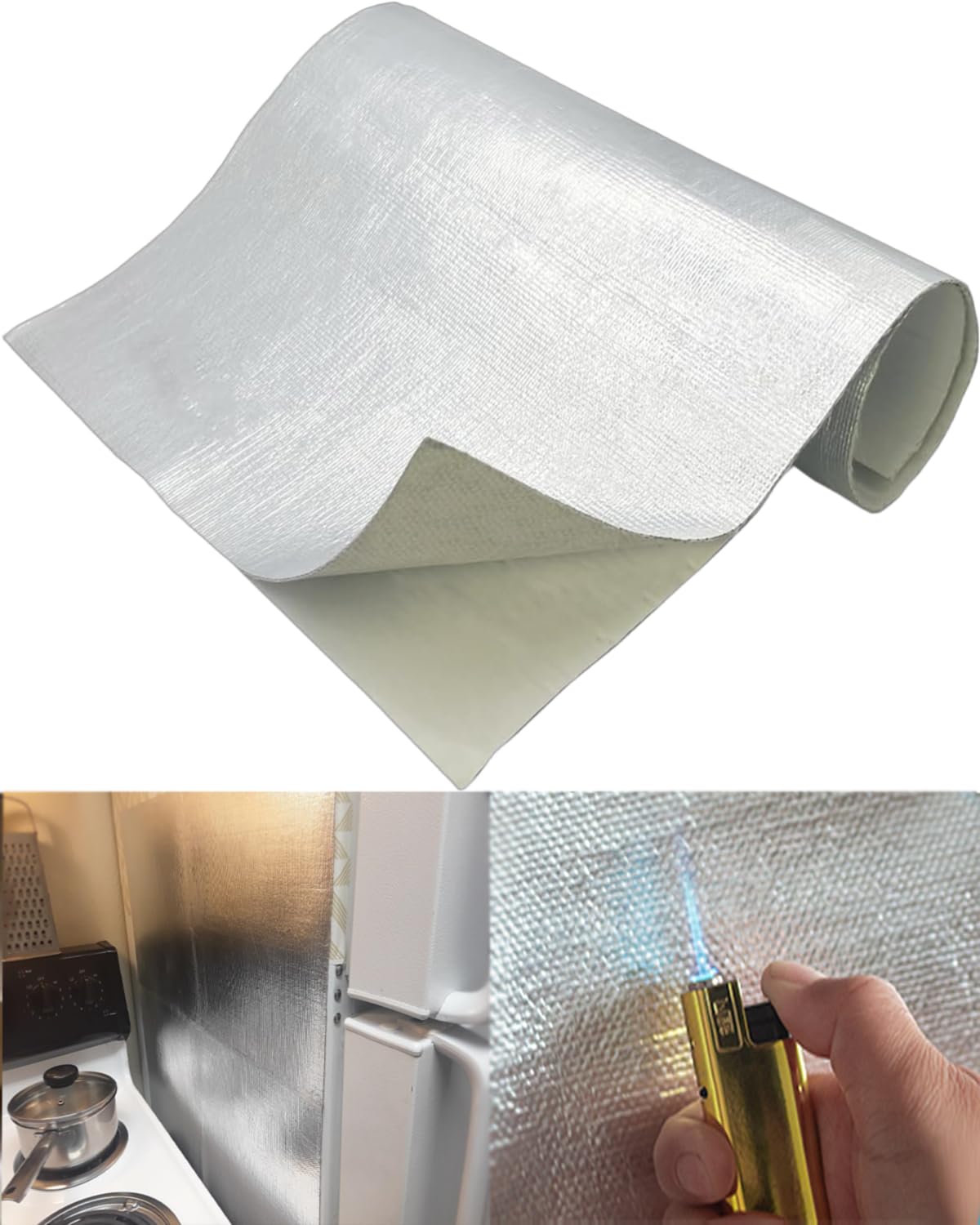 Koregic front packaging showing aluminized heat tape protecting surfaces
