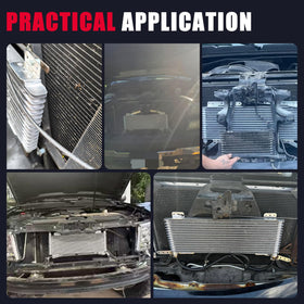 KOROP brazed-aluminum core close-up showing durable construction and heat transfer