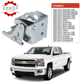 KOROP hinge mounting holes detail showing accurate bolt alignment