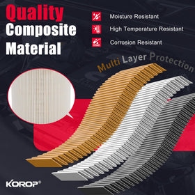 KOROP kit installed under hood demonstrating direct-fit convenience