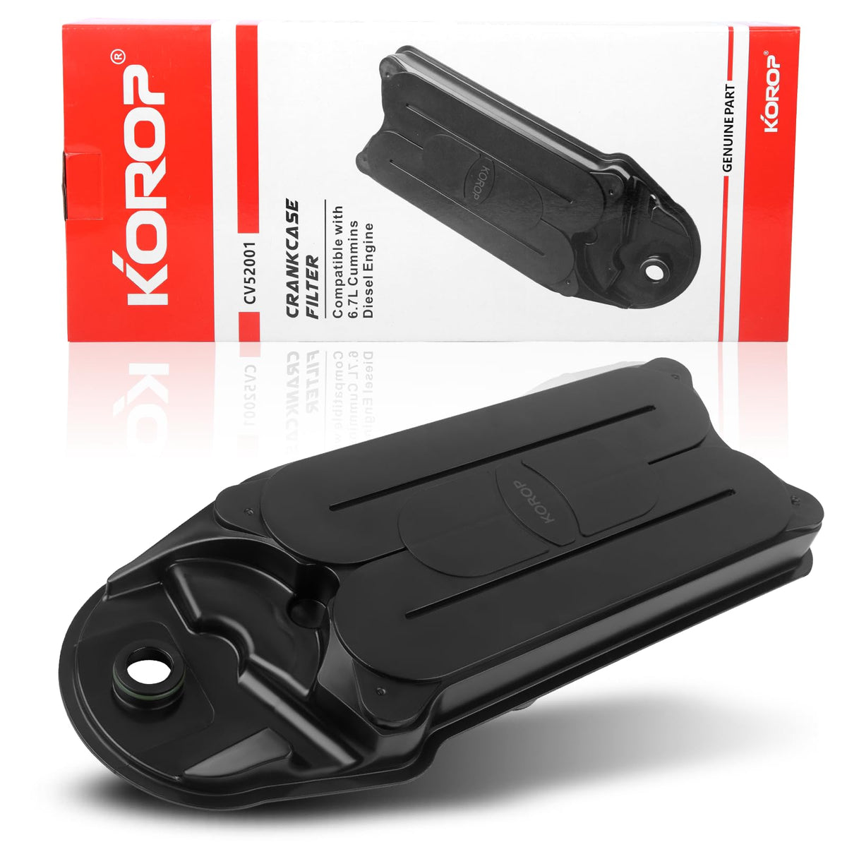 KOROP filter staged with fleet truck highlighting reliability for commercial use