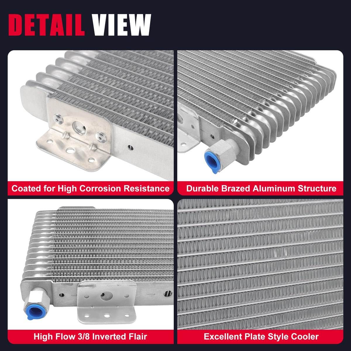 KOROP side profile showing flow ports and low pressure drop benefit