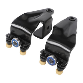 KOROP front roller assembly showing correct fit and smooth operation