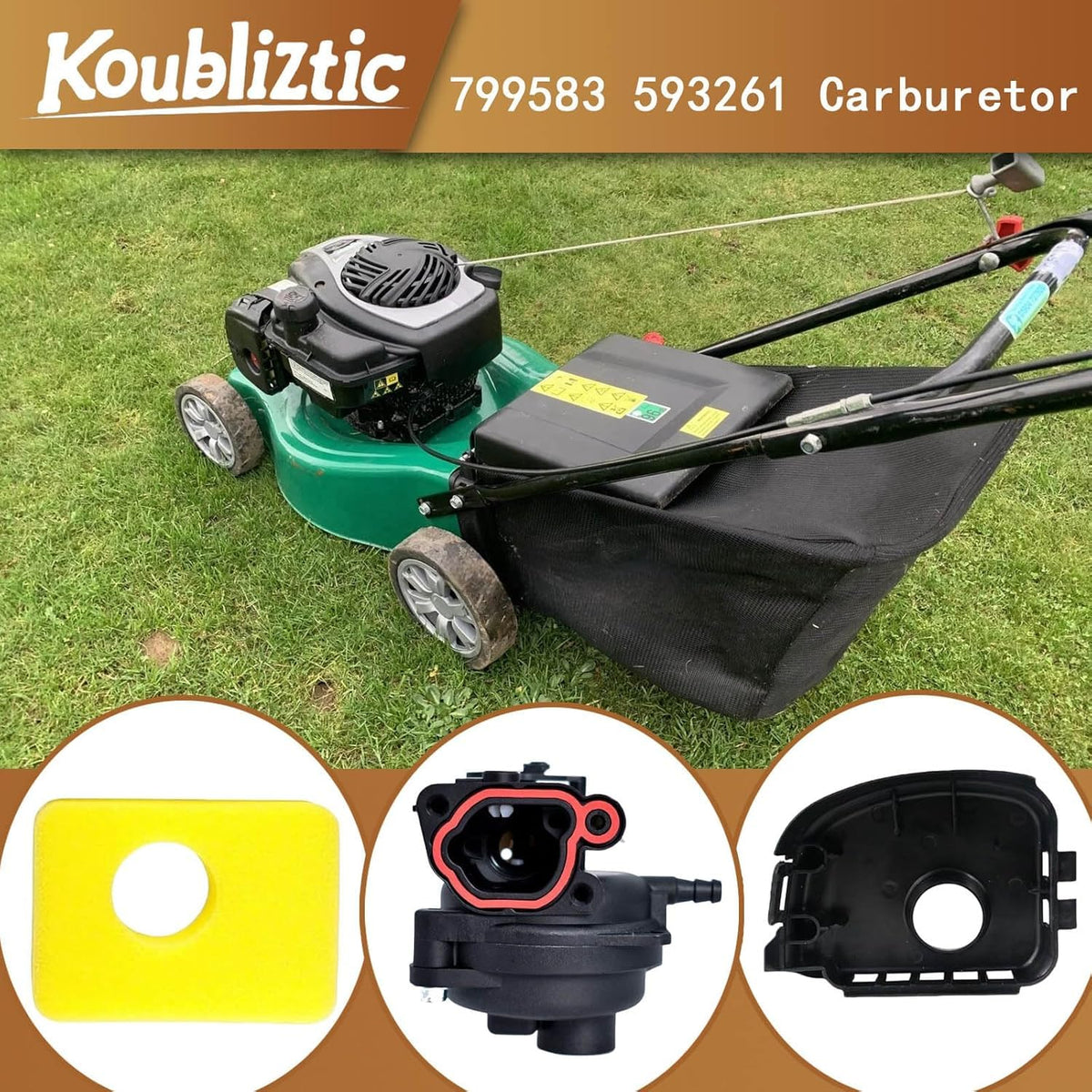 Koubliztic complete kit layout with filters, hoses and clamps for fast installation
