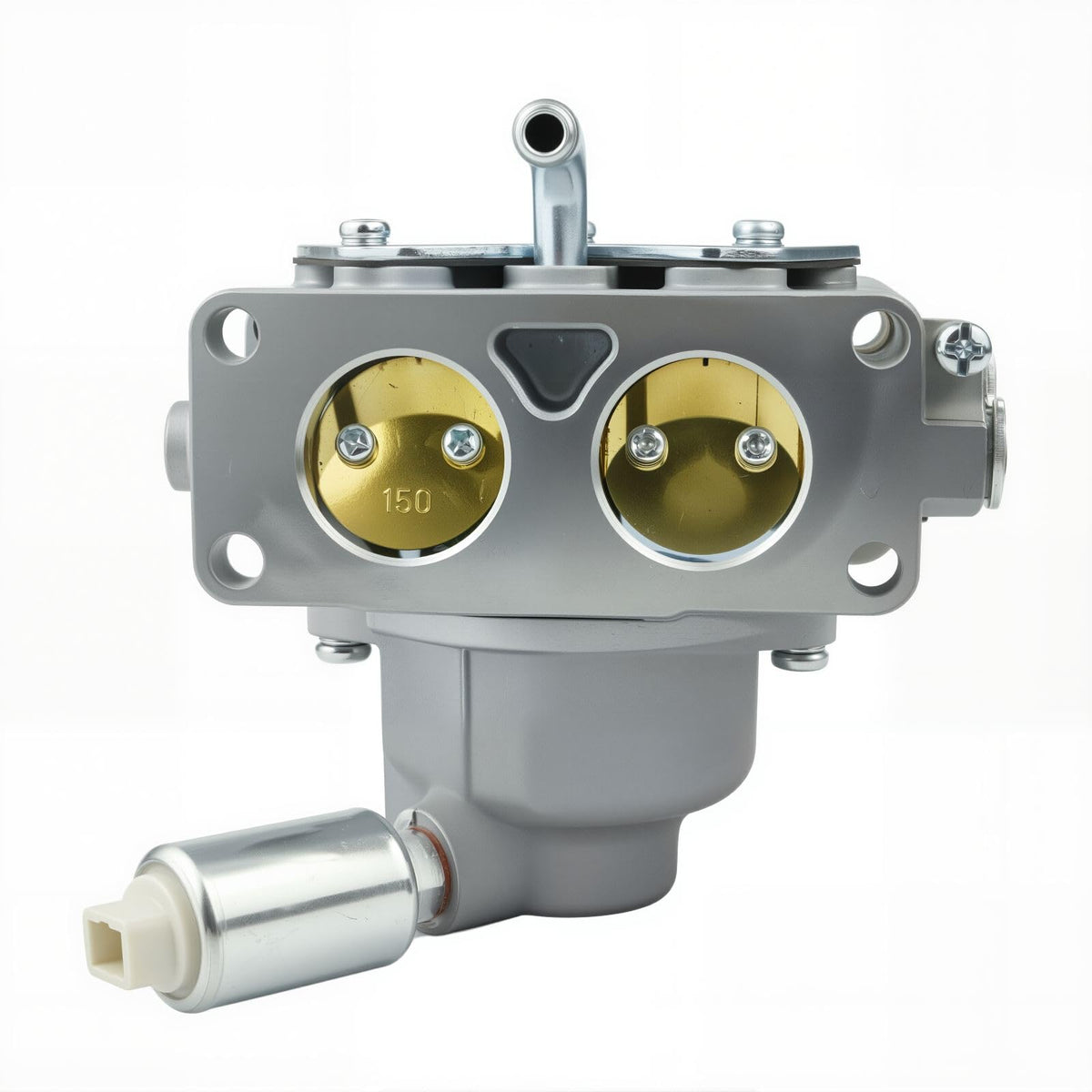 Koubliztic fuel pump detail highlighting diaphragm and connections for steady fuel flow