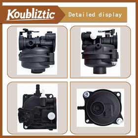 Koubliztic carburetor installed on Briggs & Stratton engine demonstrating correct fit and restore performance