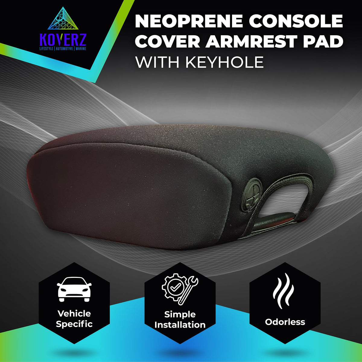 Koverz neoprene close-up showing texture and durable material for long-lasting wear