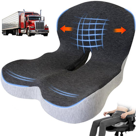 kowptyy front view cushion showing ergonomic L-shape and improved comfort