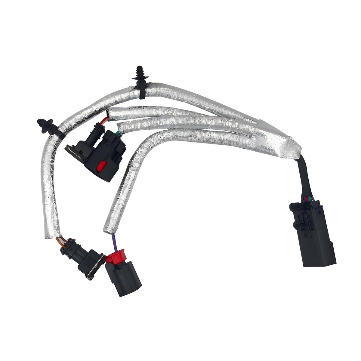 KOWWONG front connector assembly installed showing exact OEM-fit and easy plug-in benefit