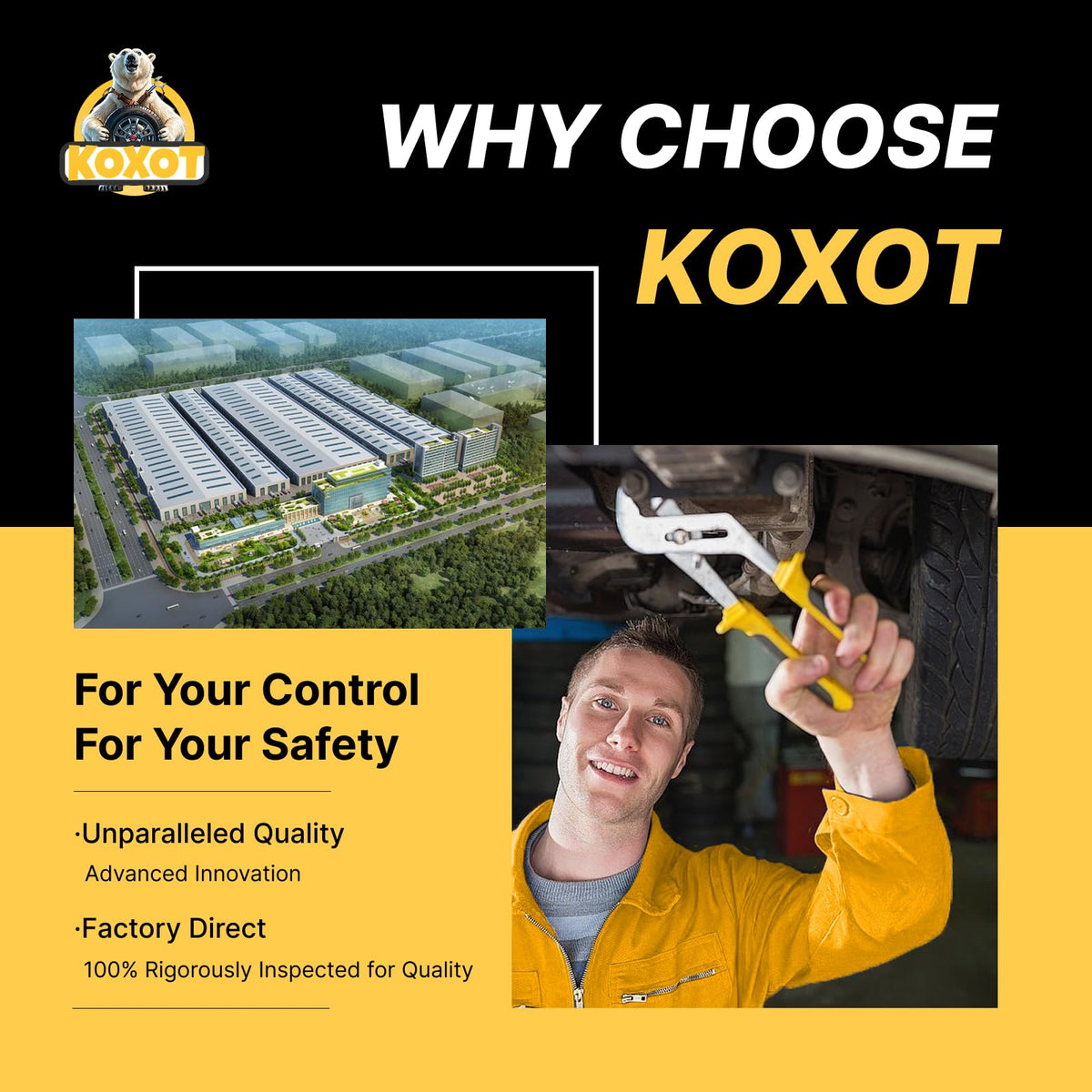 Koxot lifestyle garage installation scene showing ease of replacement and professional results