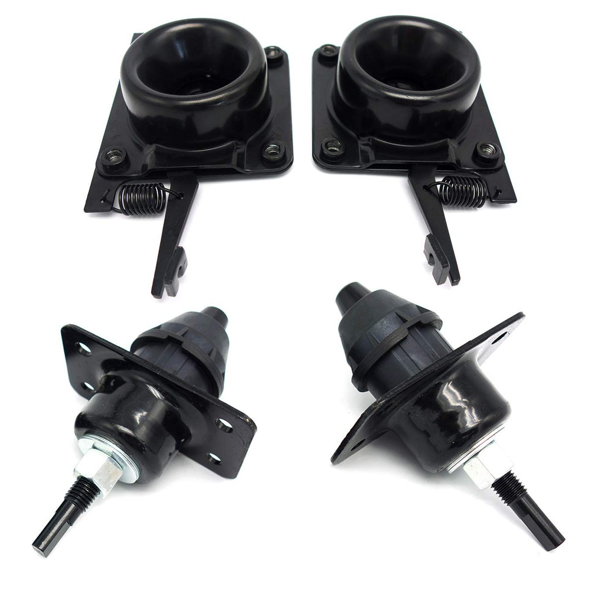 koxuyim front view of upper and lower latches showing complete kit and fit
